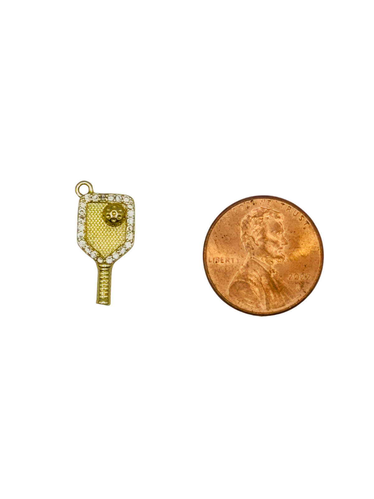 CZ Pickleball Racket Charm