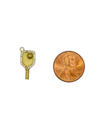 CZ Pickleball Racket Charm