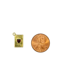 Ace of Hearts Charm