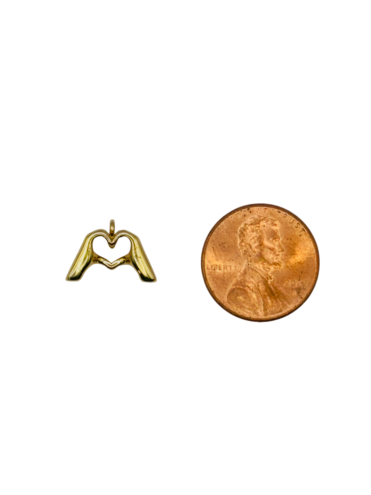 Heart Hands Charm
