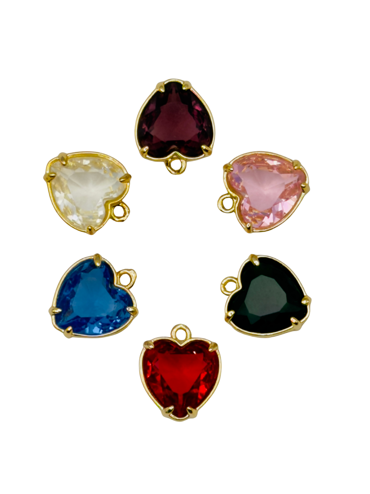 Gold Heart Gemstone