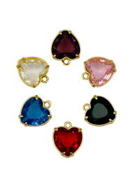 Gold Heart Gemstone