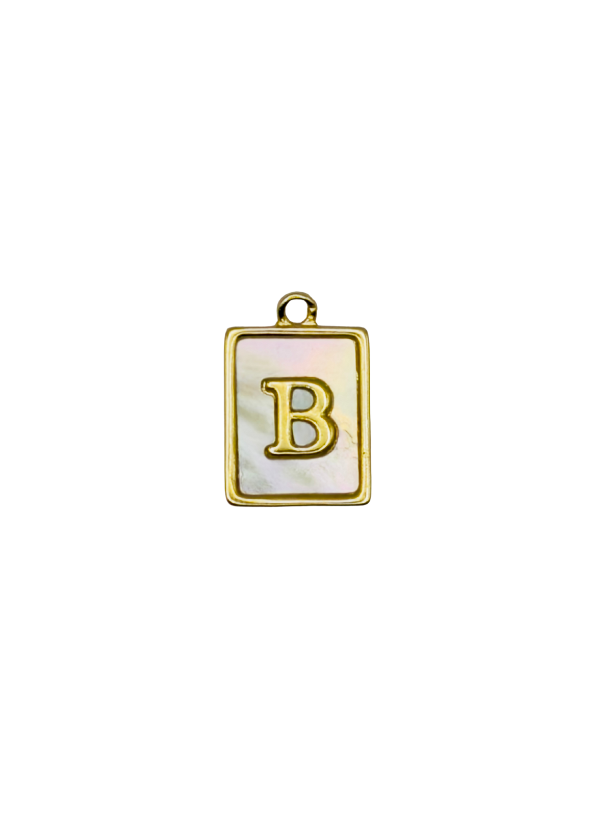 Mother of Pearl Initial Charm Pack