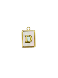 Mother of Pearl Initial Charm Pack