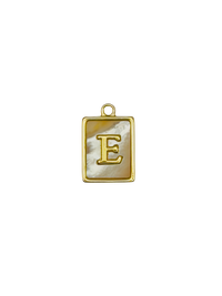 Mother of Pearl Initial Charm Pack