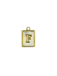 Mother of Pearl Initial Charm Pack