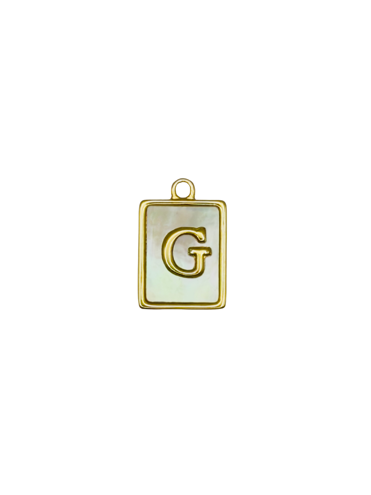 Mother of Pearl Initial Charm Pack