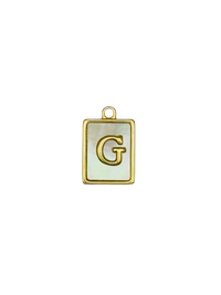 Mother of Pearl Initial Charm Pack