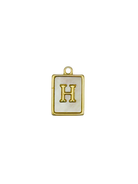 Mother of Pearl Initial Charm Pack
