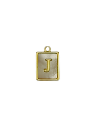 Mother of Pearl Initial Charm Pack