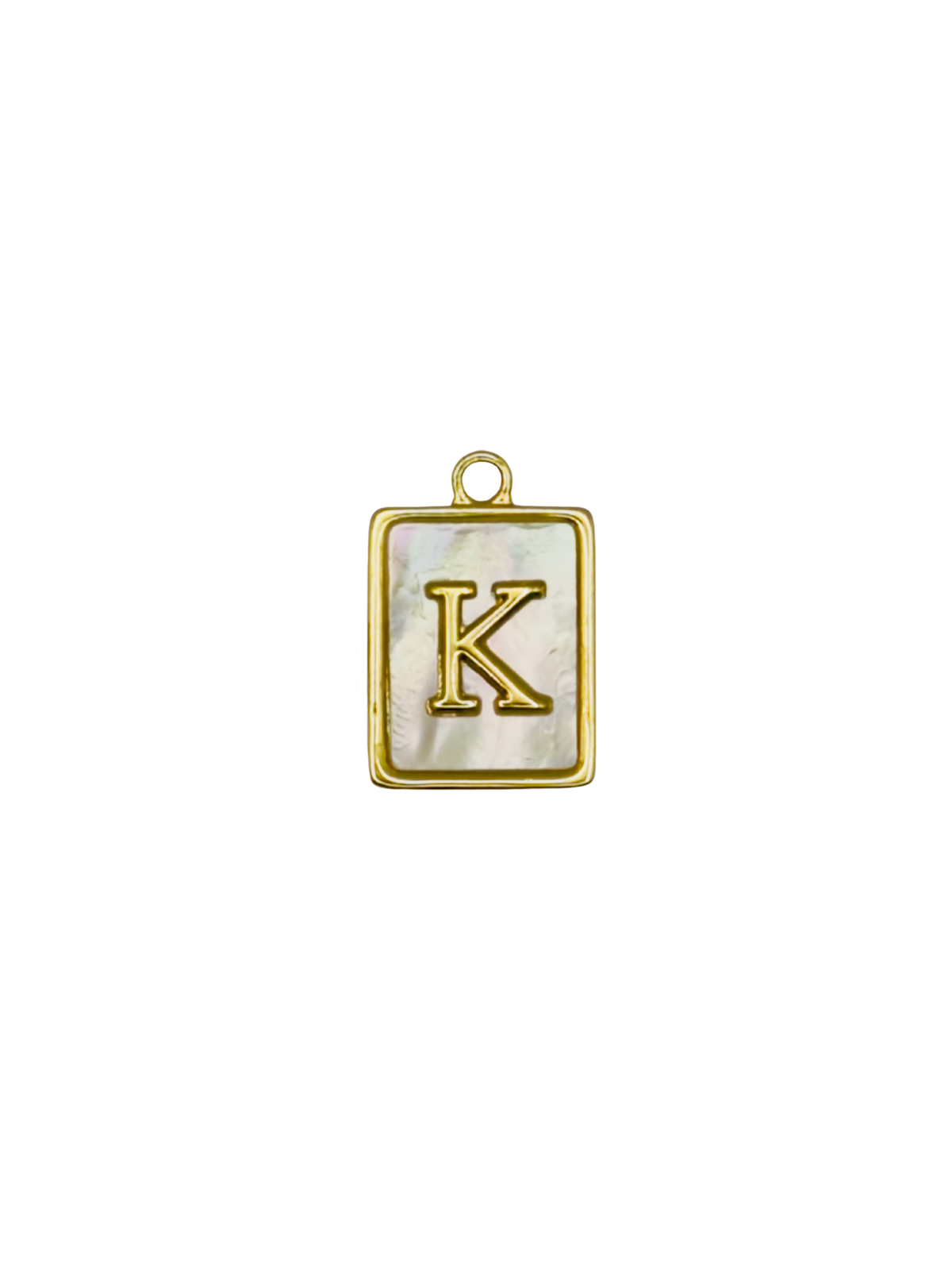 Mother of Pearl Initial Charm Pack