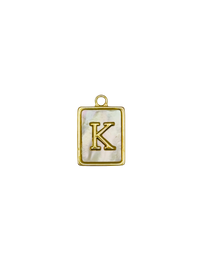 Mother of Pearl Initial Charm Pack
