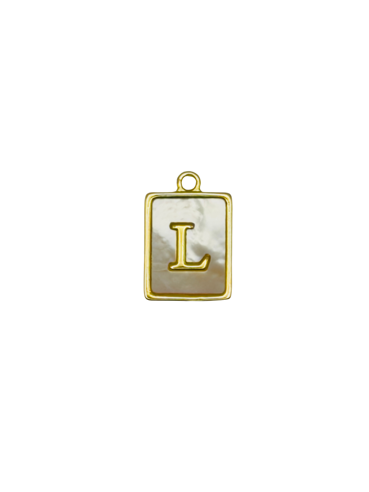 Mother of Pearl Initial Charm Pack