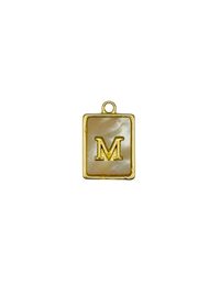 Mother of Pearl Initial Charm Pack