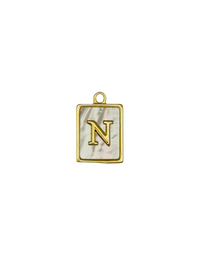 Mother of Pearl Initial Charm Pack
