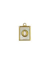 Mother of Pearl Initial Charm Pack