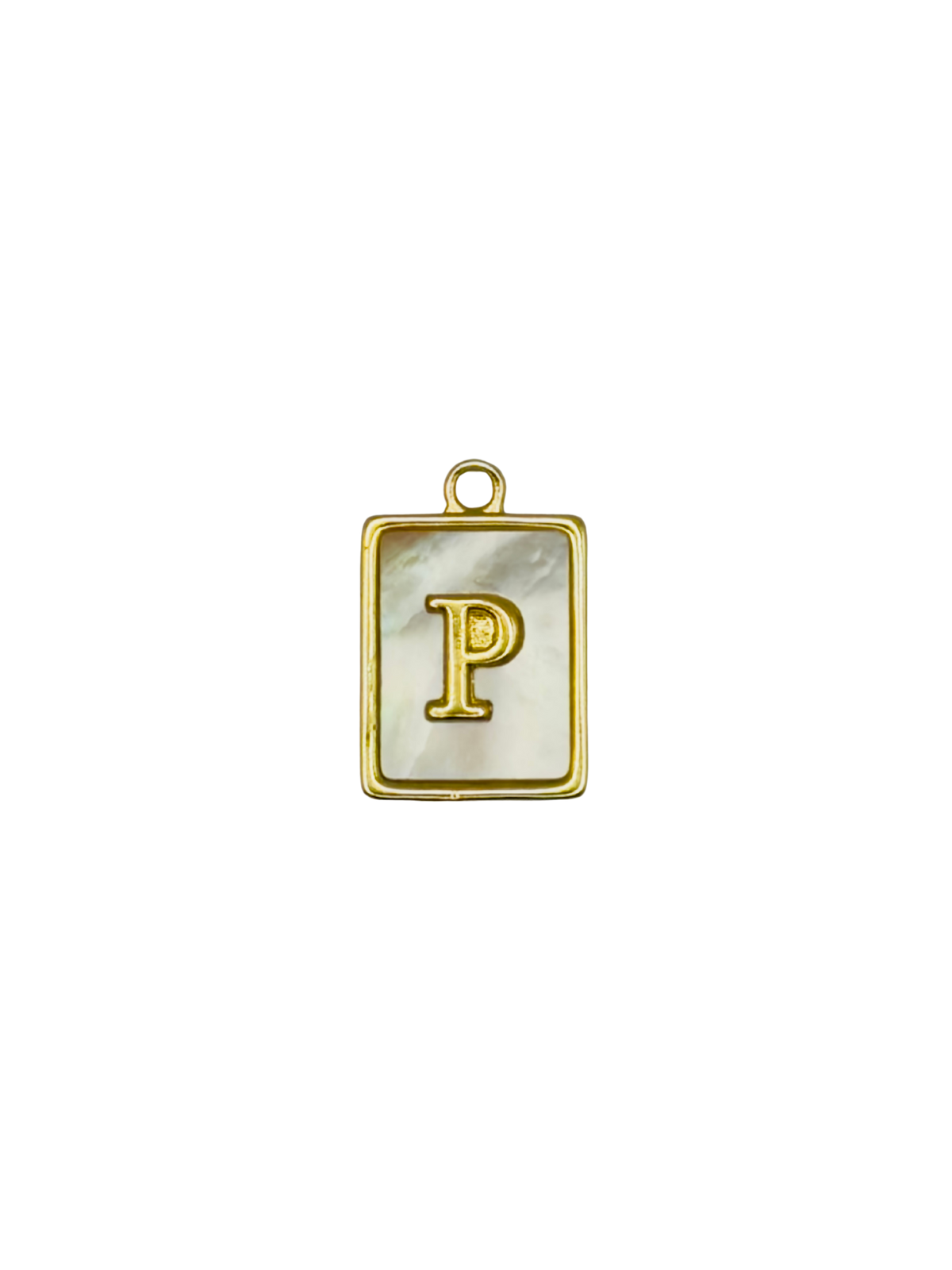 Mother of Pearl Initial Charm Pack