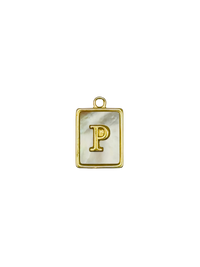 Mother of Pearl Initial Charm Pack