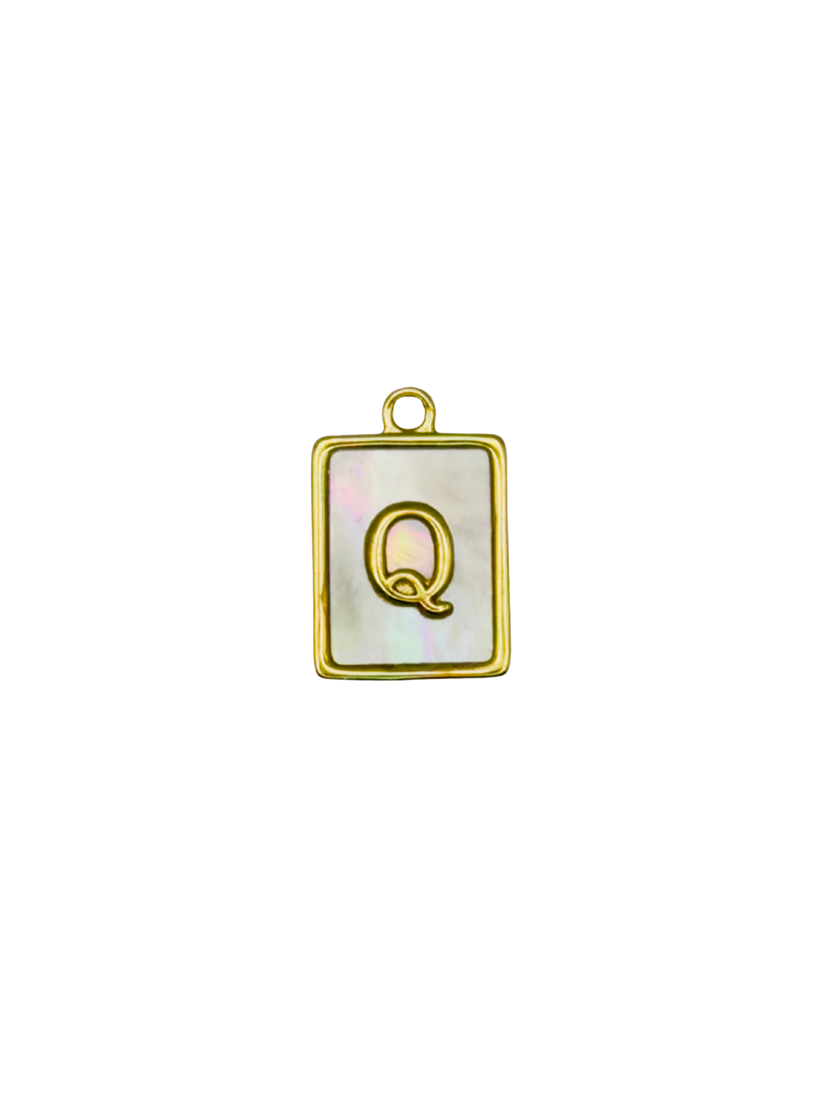 Mother of Pearl Initial Charm Pack