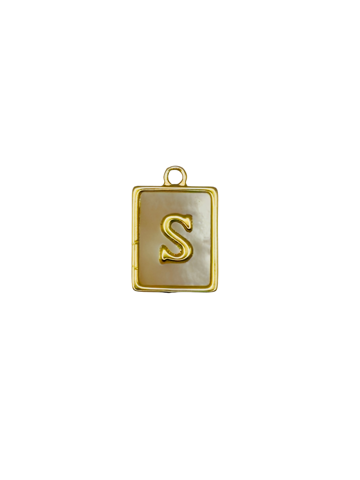 Mother of Pearl Initial Charm Pack