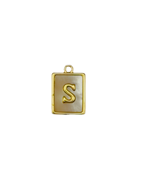 Mother of Pearl Initial Charm Pack