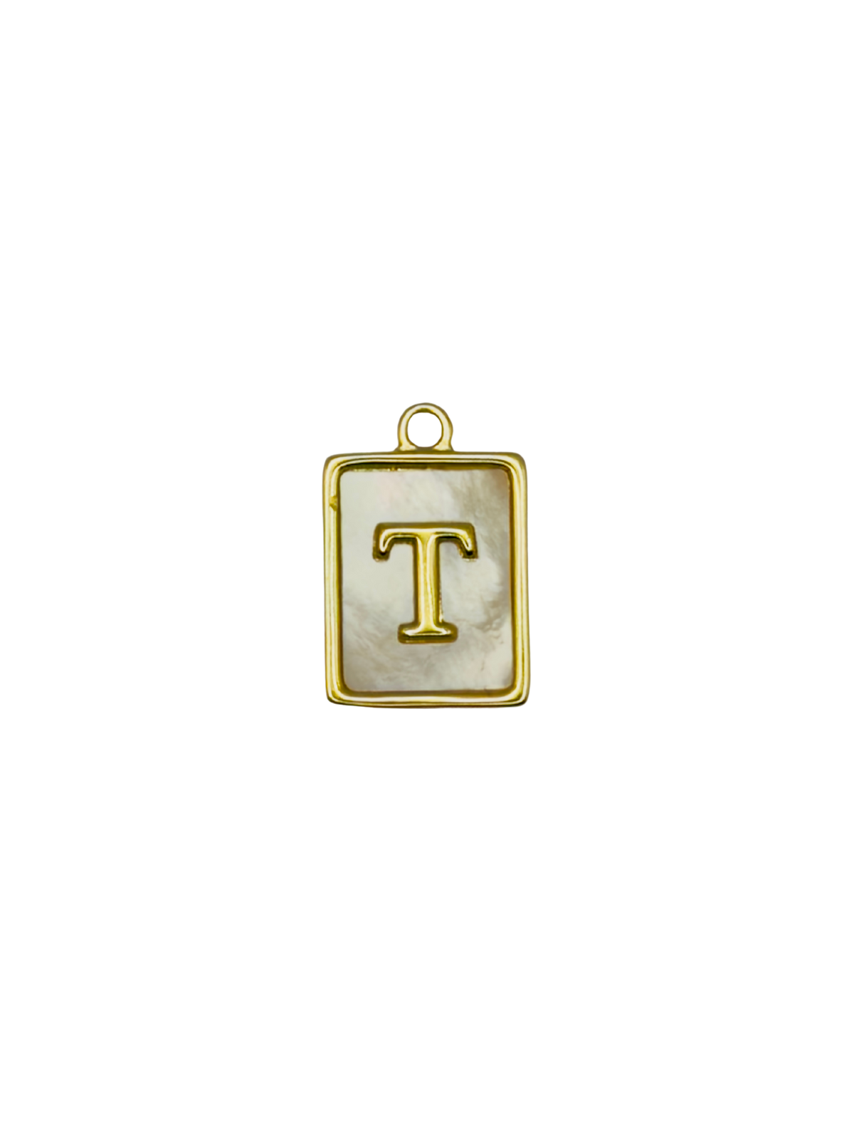 Mother of Pearl Initial Charm Pack