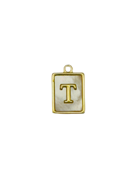 Mother of Pearl Initial Charm Pack