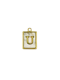Mother of Pearl Initial Charm Pack