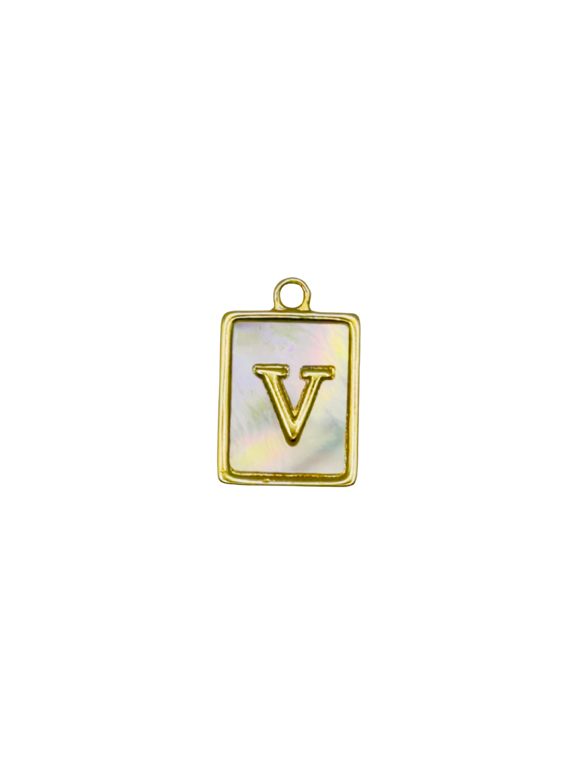Mother of Pearl Initial Charm Pack