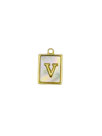 Mother of Pearl Initial Charm Pack