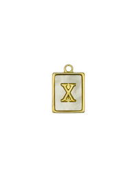 Mother of Pearl Initial Charm Pack