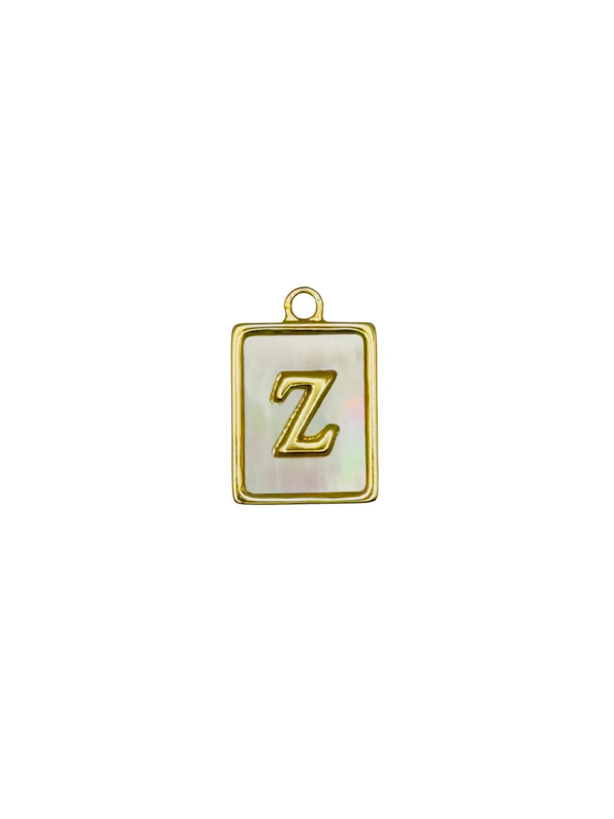 Mother of Pearl Initial Charm Pack