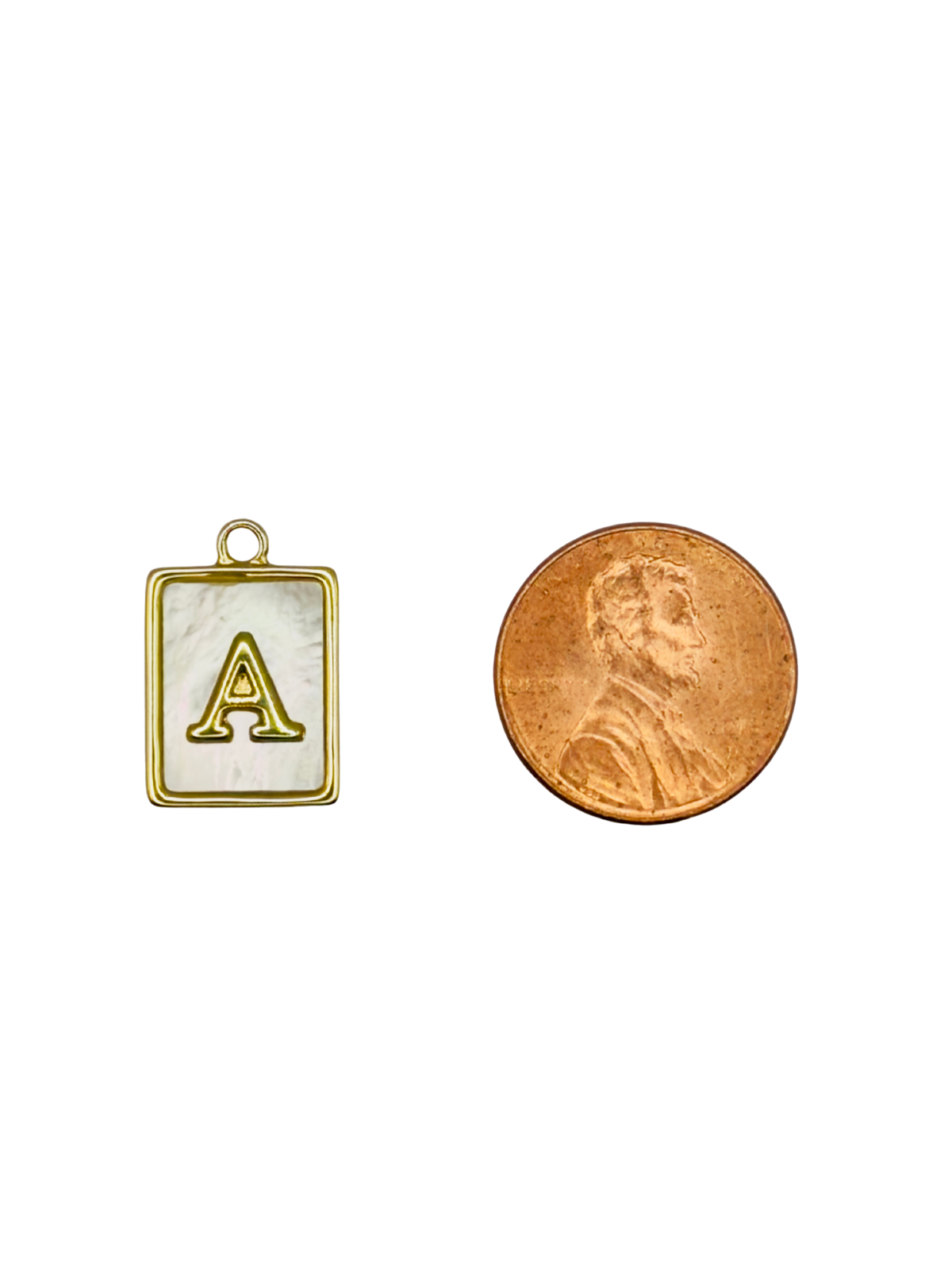 Mother of Pearl Initial Charm Pack