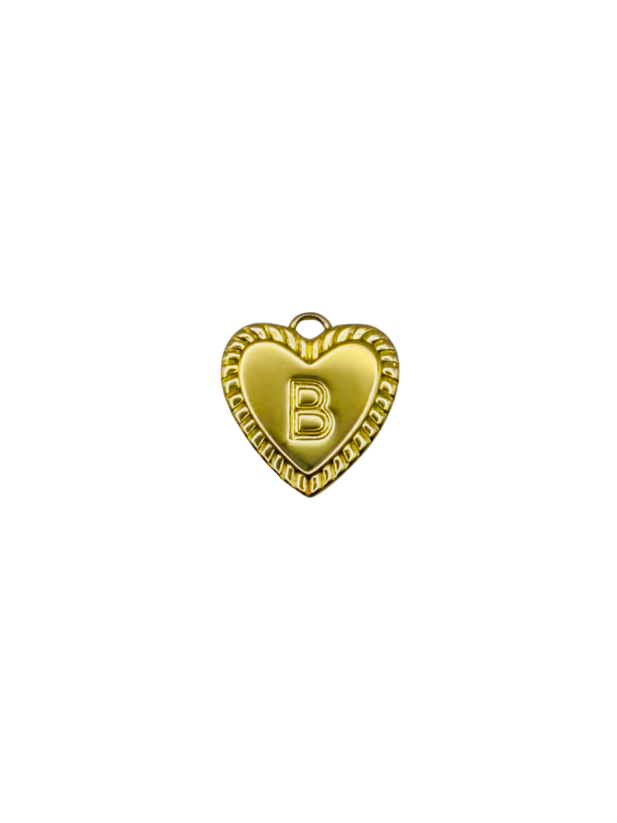 Gold Heart Letter Charm Pack