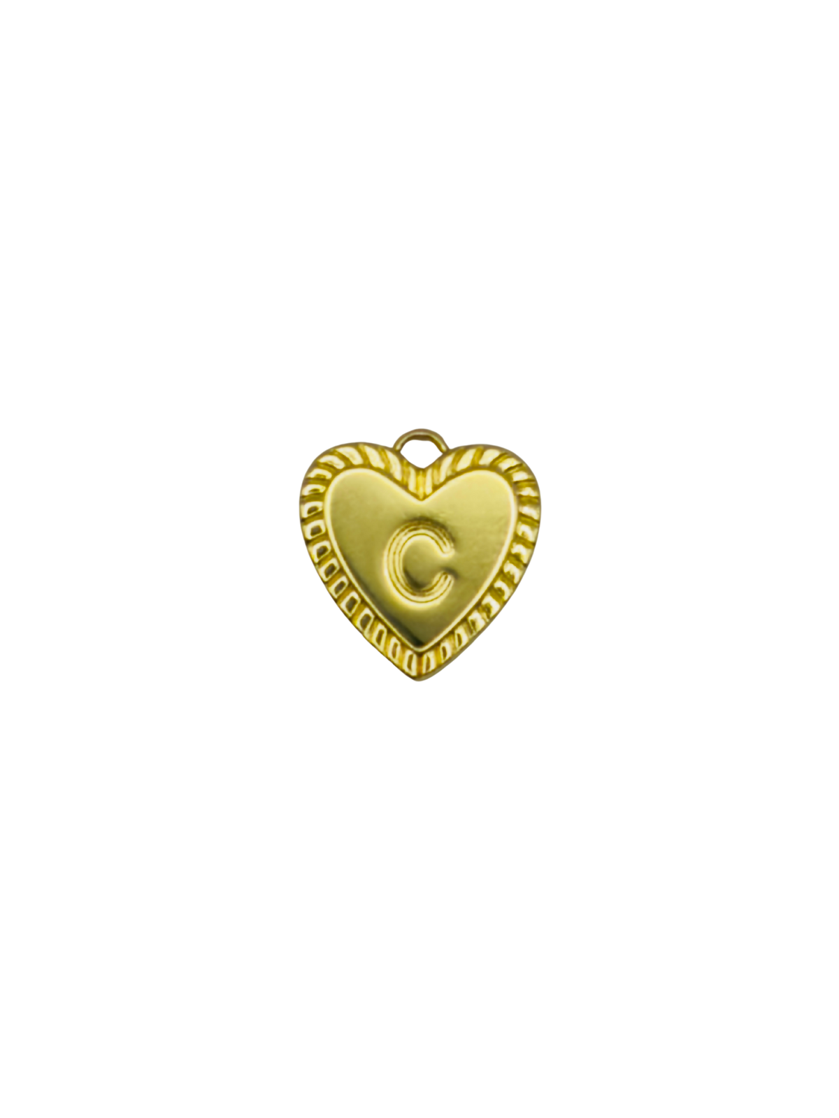 Gold Heart Letter Charm Pack