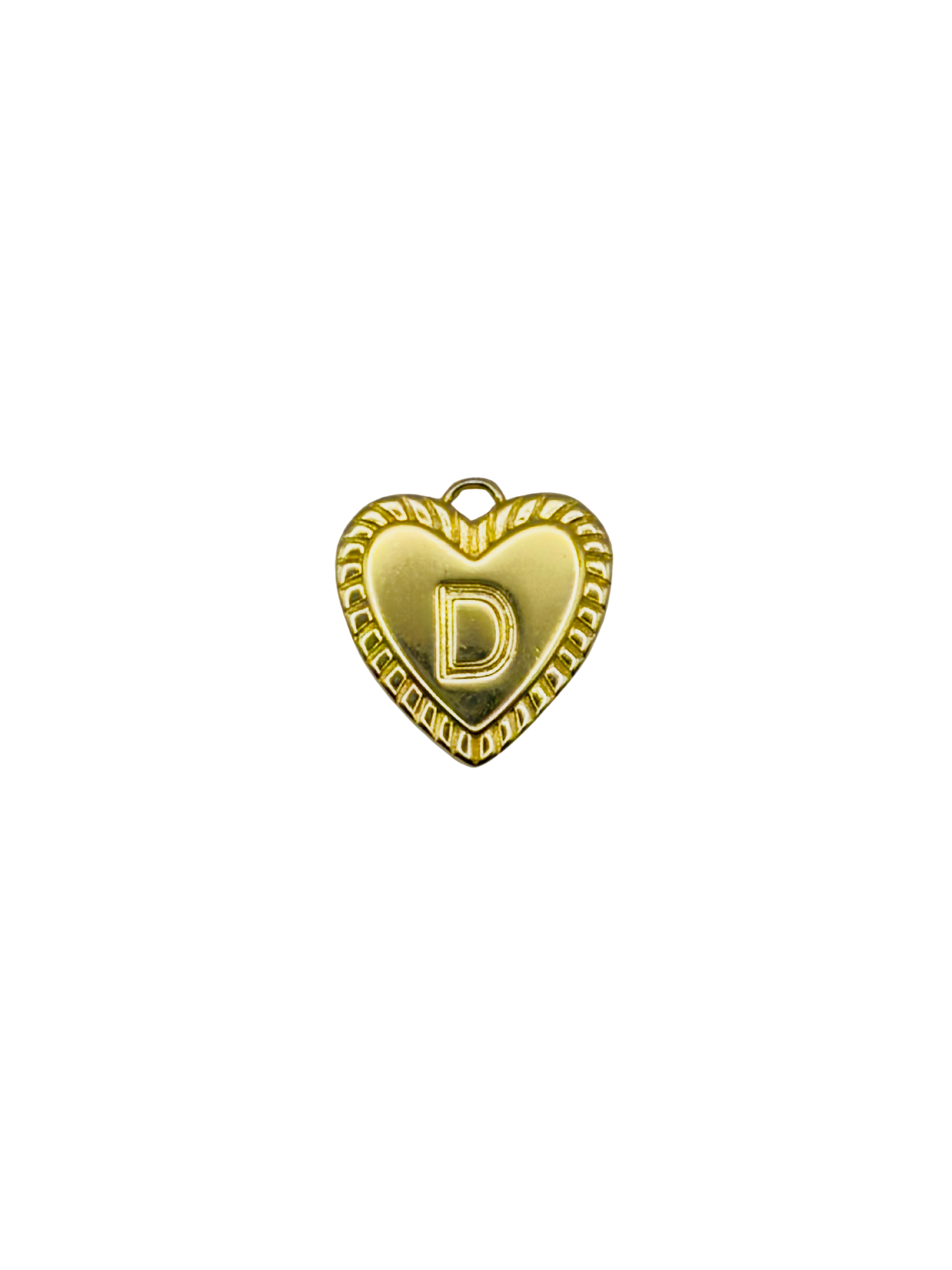 Gold Heart Letter Charm Pack