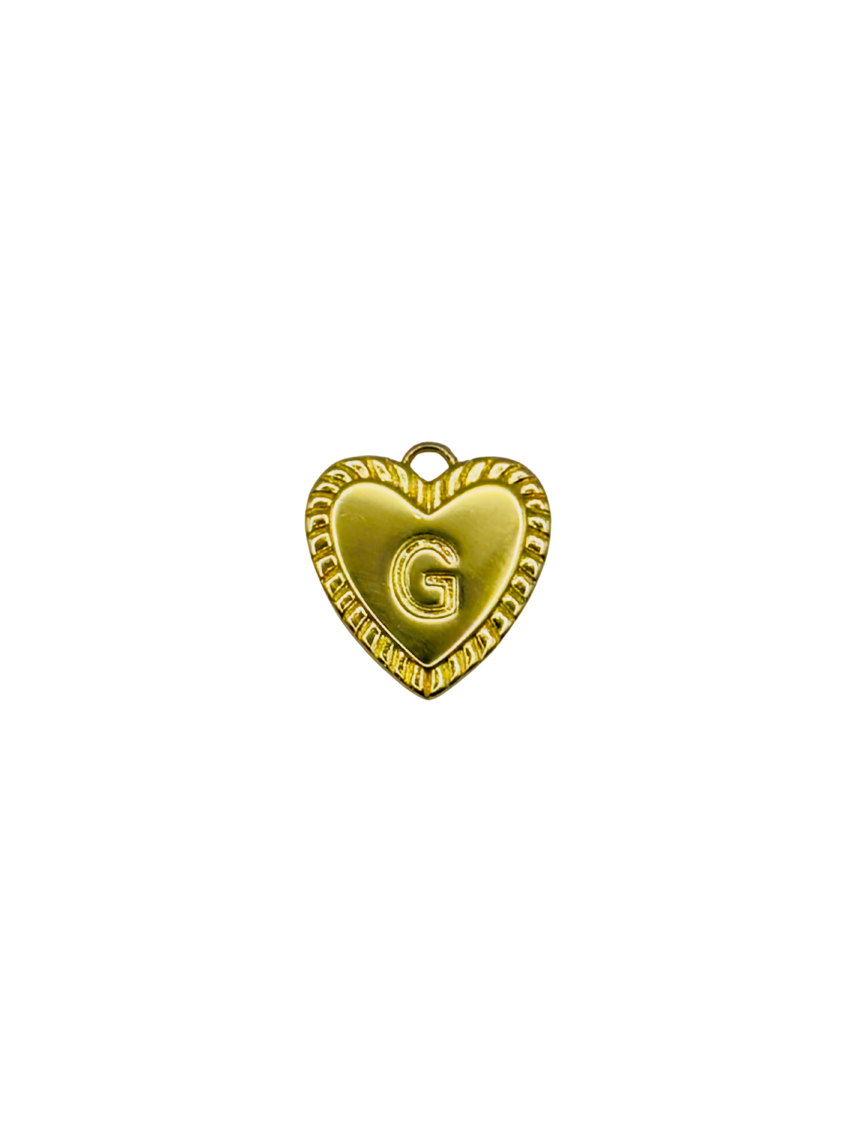 Gold Heart Letter Charm Pack