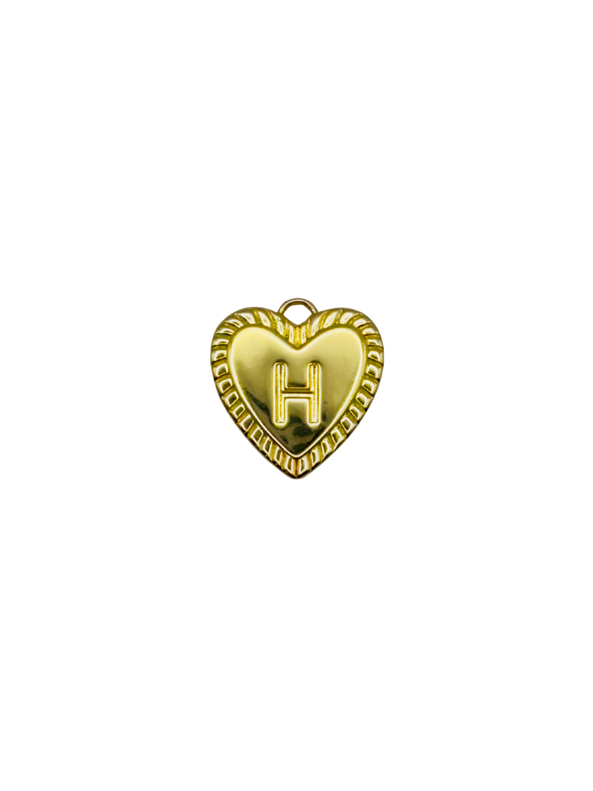 Gold Heart Letter Charm Pack