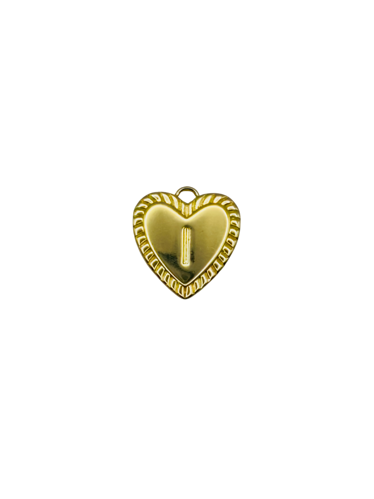 Gold Heart Letter Charm Pack
