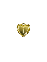 Gold Heart Letter Charm Pack