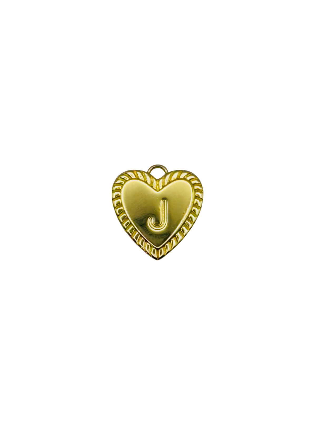 Gold Heart Letter Charm Pack