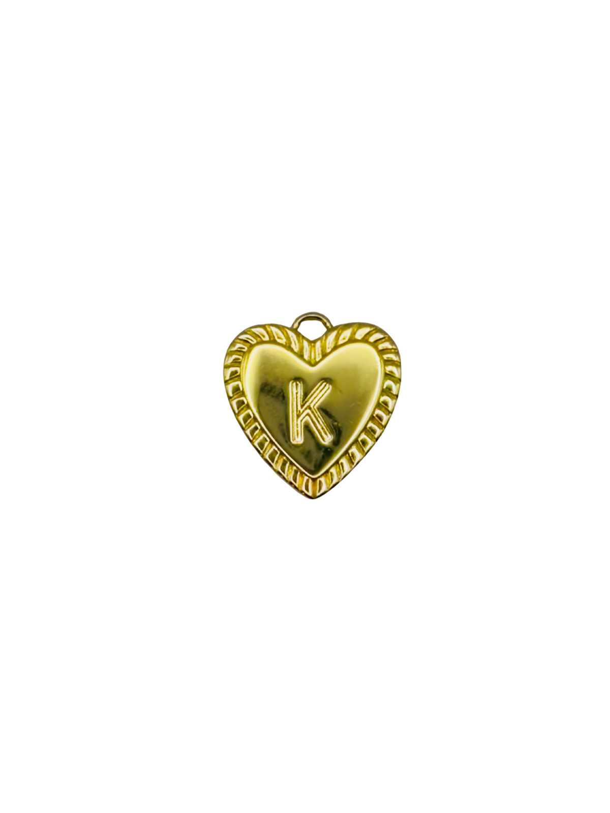 Gold Heart Letter Charm Pack