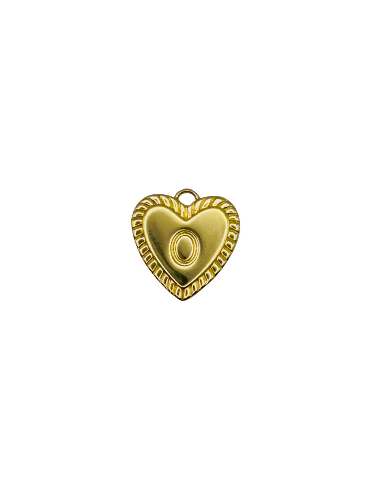Gold Heart Letter Charm Pack
