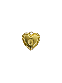 Gold Heart Letter Charm Pack