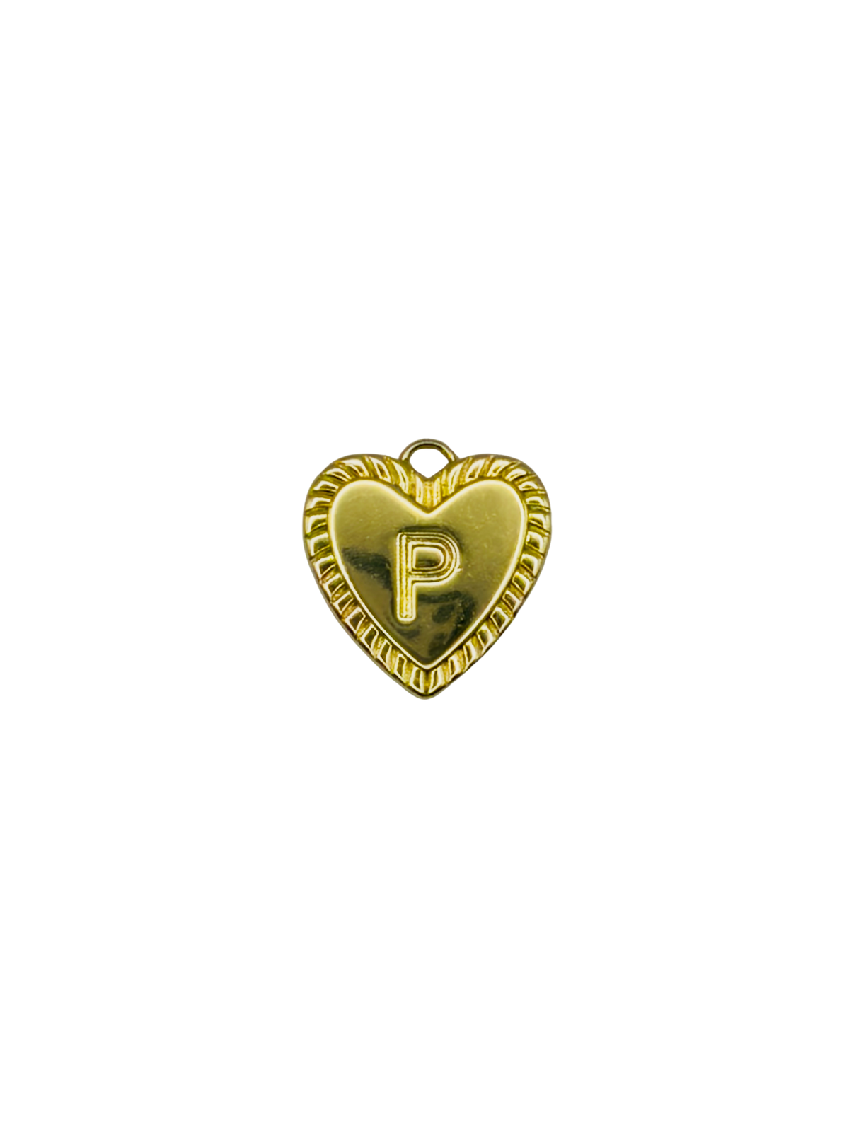 Gold Heart Letter Charm Pack