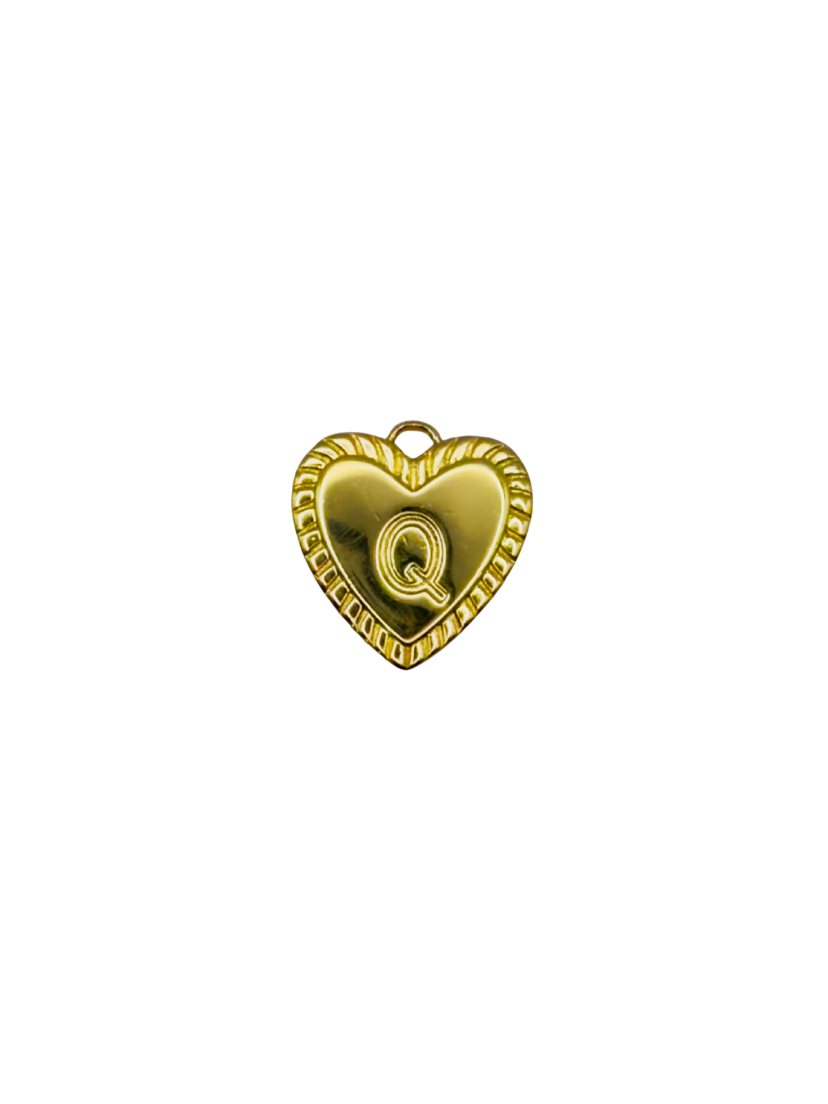 Gold Heart Letter Charm Pack