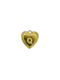 Gold Heart Letter Charm Pack