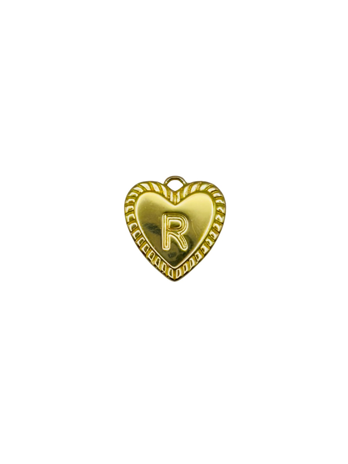 Gold Heart Letter Charm Pack
