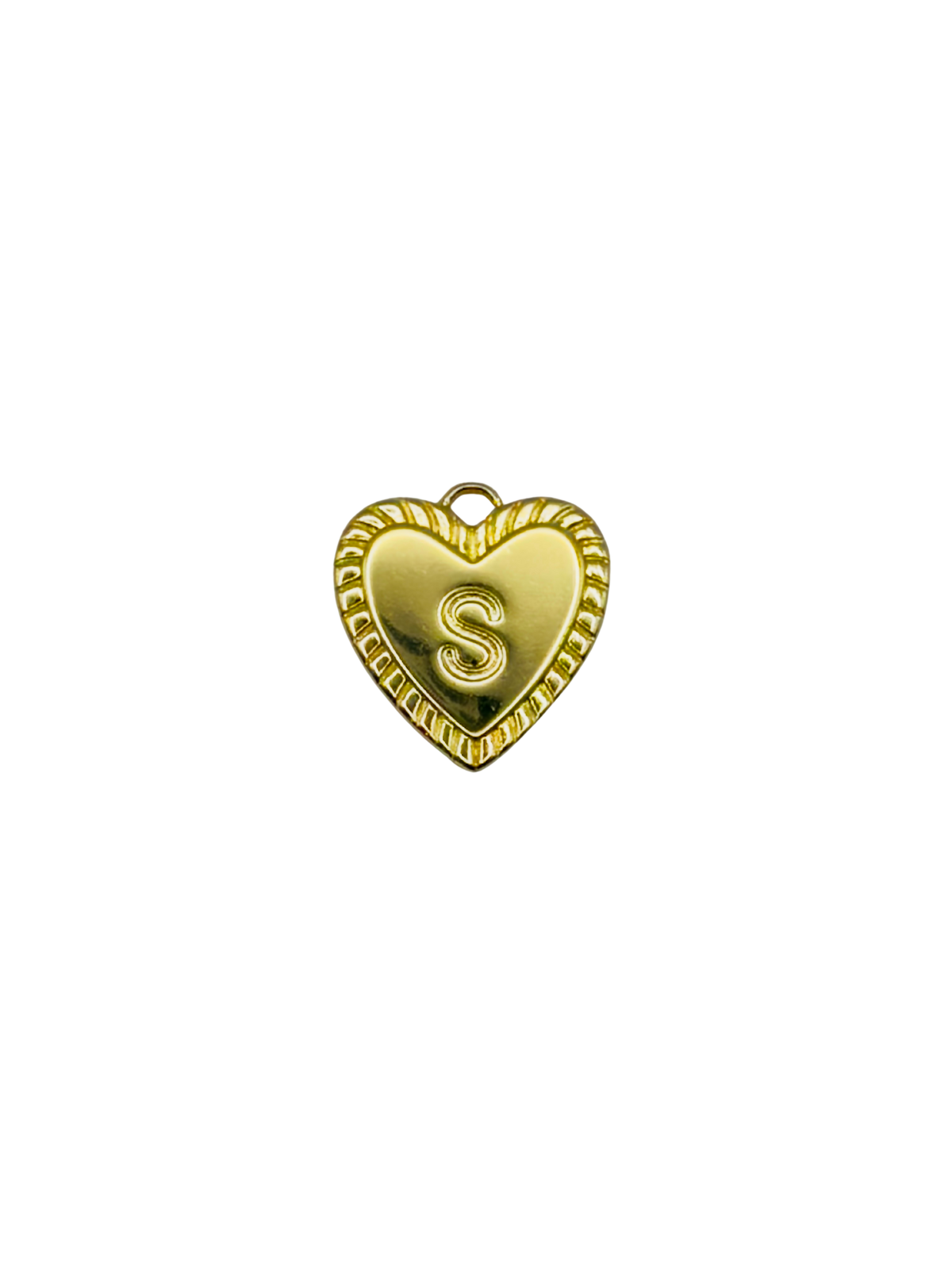 Gold Heart Letter Charm Pack