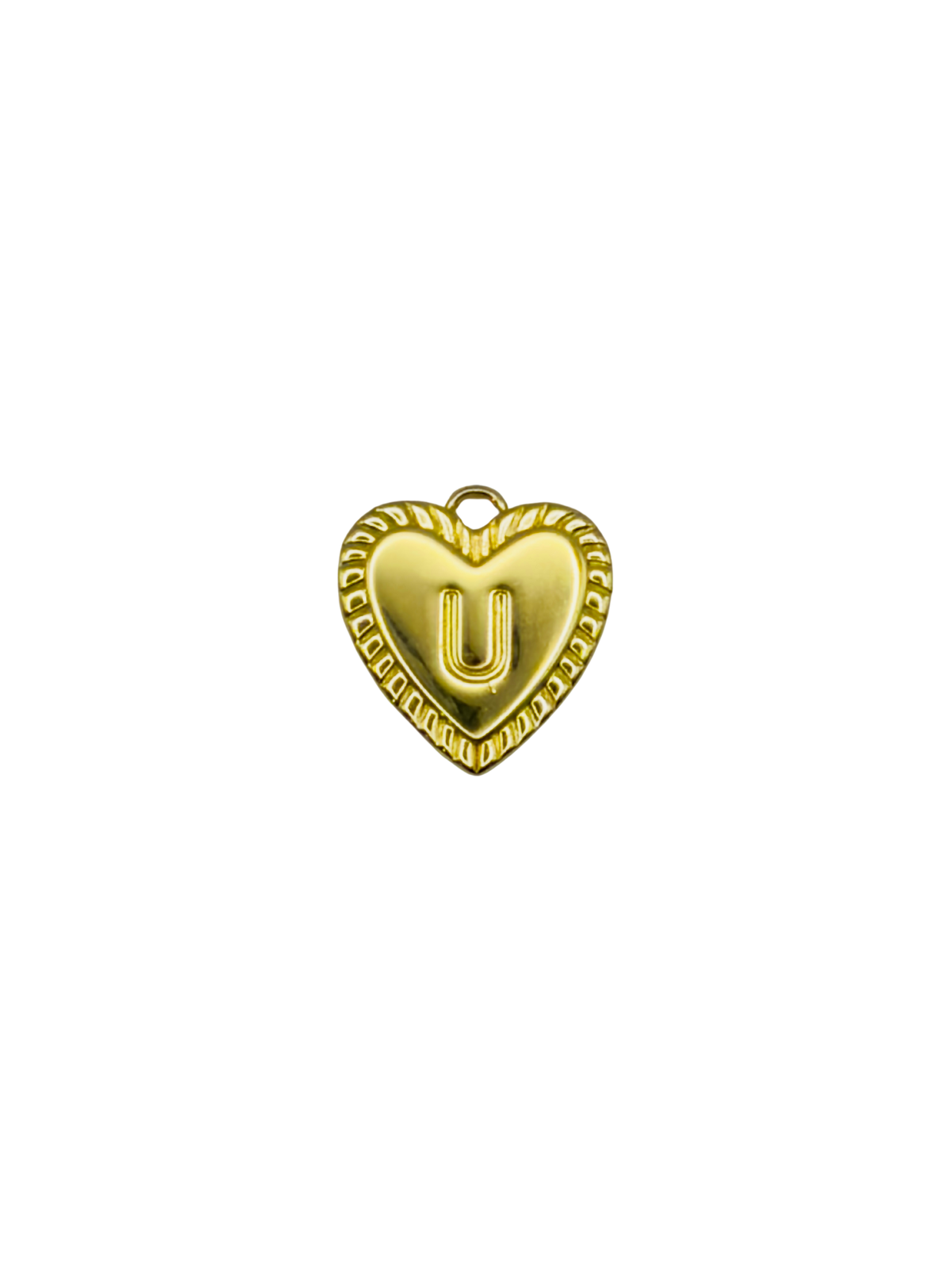 Gold Heart Letter Charm Pack